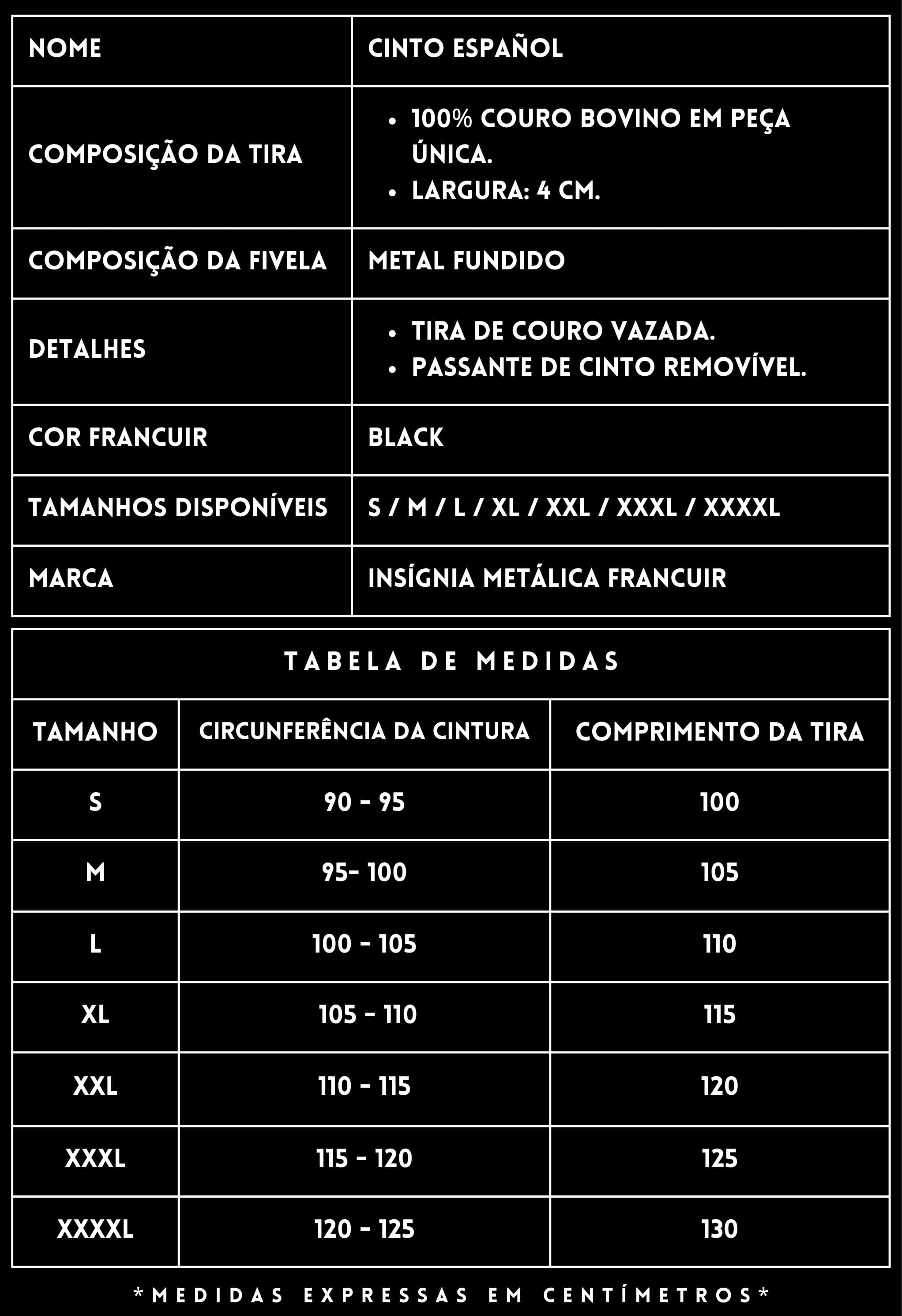 FICHA TÉCNICA_CINTO DE COURO_ESPAÑOL BLACK_FRANCUIR